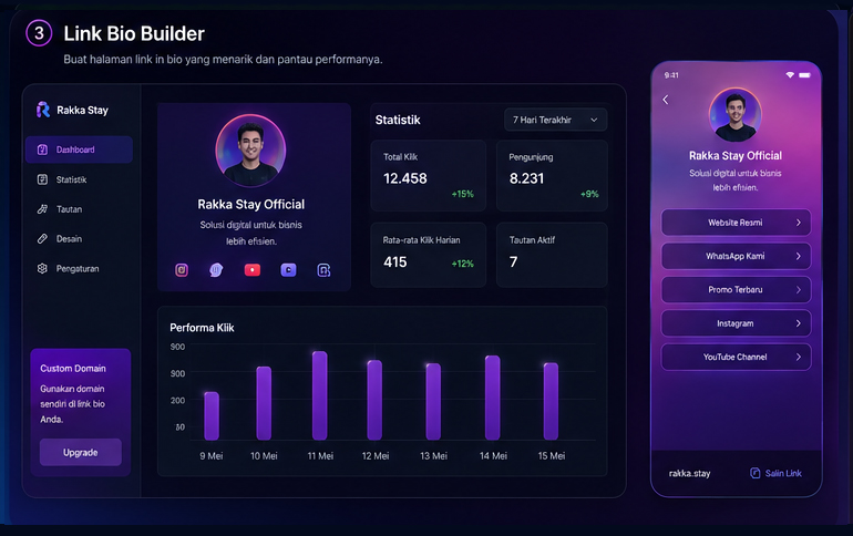 Bio Link Builder 